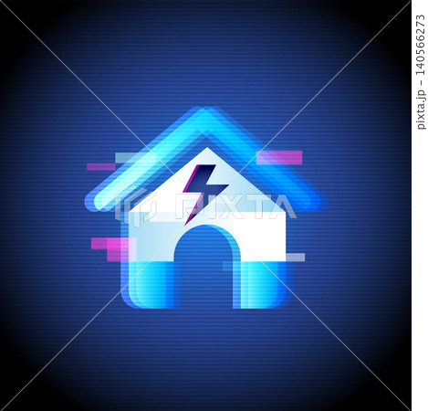 Smart Home Electric Energy Icon for EV Charging Smart Home Electric Energy Icon for EV Charging 140566273