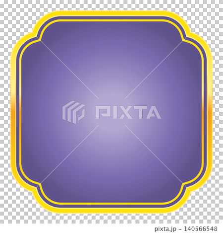 Purple medal with gold trim (Western style 2) 140566548