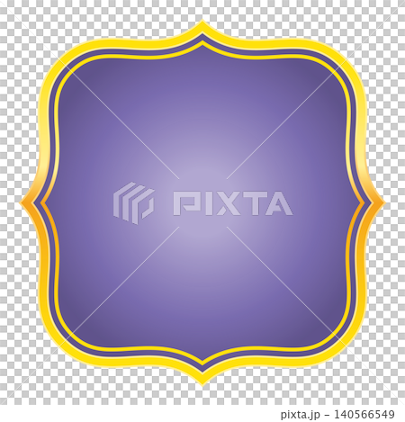 Purple medal with gold trim (Western style 1) Purple medal with gold trim (Western style 1) 140566549