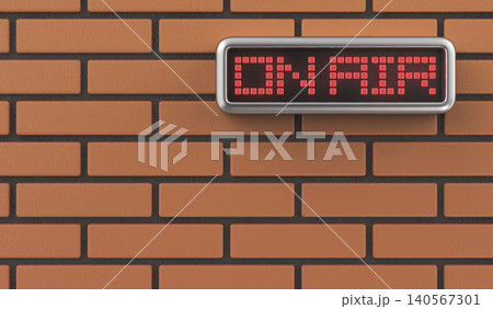 Illuminated ON AIR sign 140567301