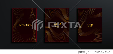 Elegant gala event background with gold lines Elegant gala event background with gold lines 140567302