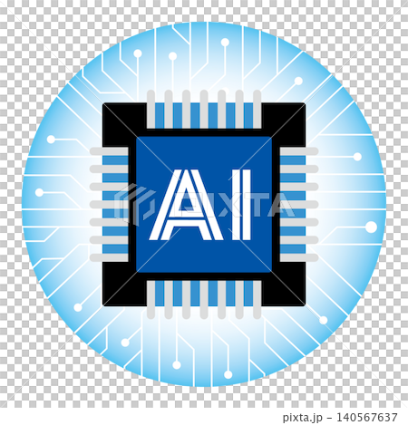 AI、人工知能のイメージイラスト 140567637