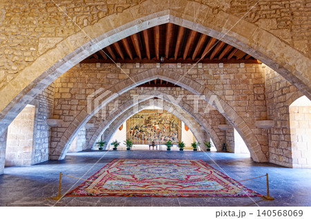 Royal palace of La Almudaina in Palma de Mallorca, Balearic islands, Spain Royal palace of La Almudaina in Palma de Mallorca, Balearic islands, Spain 140568069