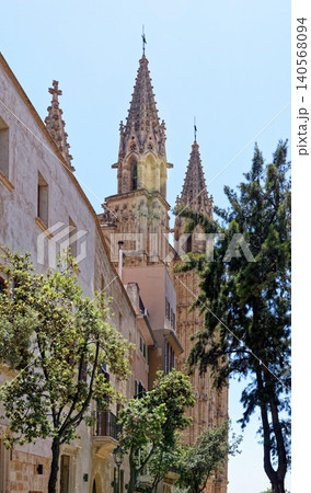 The street of Palma de Mallorca - Travel destination Spain The street of Palma de Mallorca - Travel destination Spain 140568094