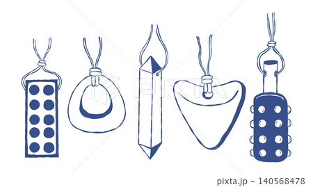 Sensory Chew Necklace Pendant Set for Autism. Oral Motor Therapy Chewelry Brick and Loop. Isolated Blue Hand Drawn. Tactile Fidget Chewing Toy Pack for ADHD Anxiety Relief. Vector Illustration. Sensory Chew Necklace Pendant Set for Autism. Oral Motor Therapy Chewelry Brick and Loop. Isolated Blue Hand Drawn. Tactile Fidget Chewing Toy Pack for ADHD Anxiety Relief. Vector Illustration. 140568478