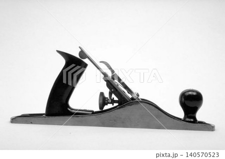 A realistic image of a Handheld Wood Plane isolated on a white background A realistic image of a Handheld Wood Plane isolated on a white background 140570523