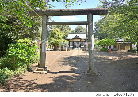 岩槻散歩：第六天神社　馬込の第六天神社　拝殿　 140571278