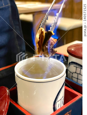 フグのひれ酒 フグのひれ酒 140571525