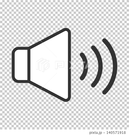 Speaker icon at maximum volume 140571918