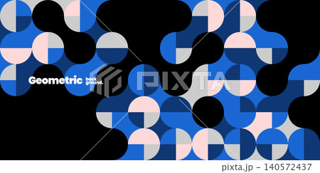 Simple layout with abstract geometric shapes. Simple layout with abstract geometric shapes. 140572437