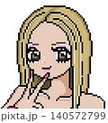 ドット絵 イラスト 平成ギャル 140572799