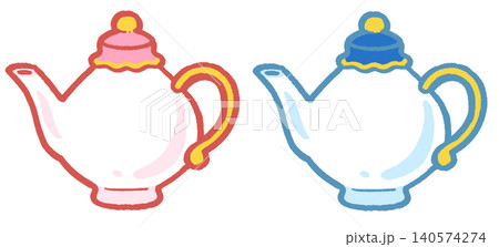 ポットのシンプルイラスト ポットのシンプルイラスト 140574274