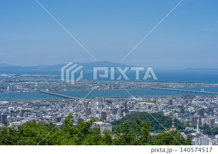 【徳島】眉山山頂付近からの眺望 140574517