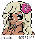 ドット絵 イラスト 平成ガングロギャル 140575107