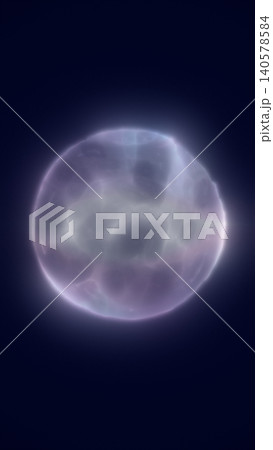 Soft translucent orb floating in a dark blue space, creating a mysterious abstract concept of glass, plasma, planet, or digital matter. Soft translucent orb floating in a dark blue space, creating a mysterious abstract concept of glass, plasma, planet, or digital matter. 140578584