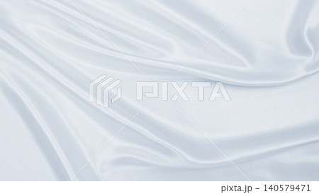 Smooth elegant grey silk or satin luxury cloth as wedding background. Luxurious Christmas background or New Year background design 140579471