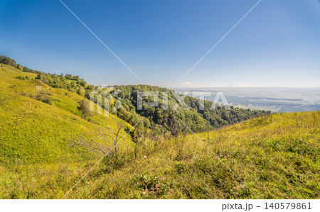 Summer Mountains Landscape with Green forest. 140579861