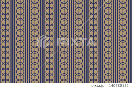 シームレスなカラフルおしゃれ和柄パターン。曲輪繋ぎ模様。 シームレスなカラフルおしゃれ和柄パターン。曲輪繋ぎ模様。 140580132