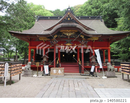 六所神社の拝殿!愛知県岡崎市 六所神社の拝殿!愛知県岡崎市 140580221
