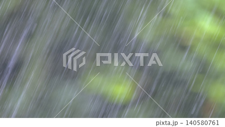 激しく降る雨のイメージ 激しく降る雨のイメージ 140580761
