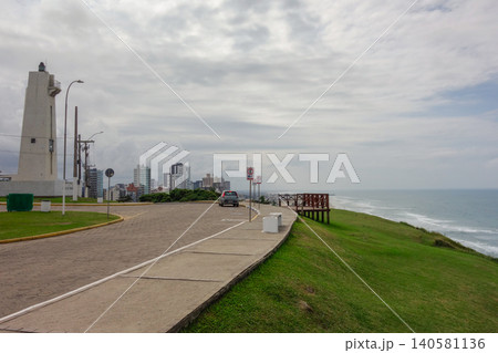 lighthouse of Torres town in Rio Grande do Sul coast, Brazil lighthouse of Torres town in Rio Grande do Sul coast, Brazil 140581136