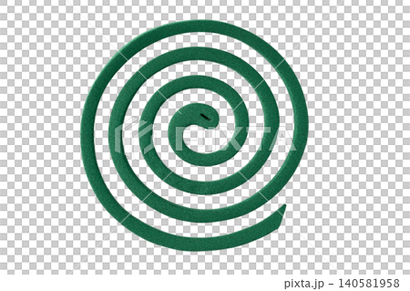 透明背景（png）に蚊取り線香 140581958