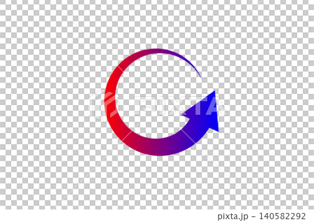 Gradient Circular Arrow Icon Symbolizing Refresh, Update, Reload, Cycle, Progress and Continuous Improvement Gradient Circular Arrow Icon Symbolizing Refresh, Update, Reload, Cycle, Progress and Continuous Improvement 140582292