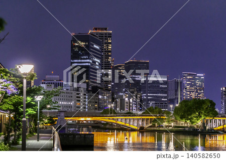 大阪夜景 天神橋 大阪府大阪市 大阪夜景 天神橋 大阪府大阪市 140582650