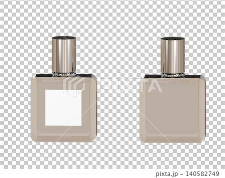 3D mockup material for perfume bottles (set of 2: with and without labels) 3D mockup material for perfume bottles (set of 2: with and without labels) 140582749