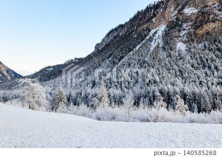 View of the Swiss Alps at winter View of the Swiss Alps at winter 140585268