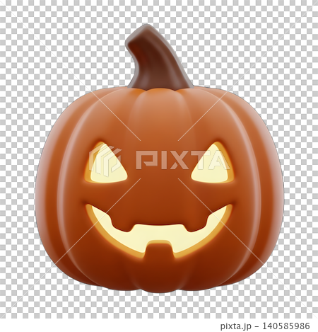 3D Render of Halloween Pumpkin Jack O Lantern on Black 3D Render of Halloween Pumpkin Jack O Lantern on Black 140585986