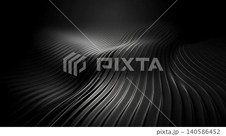 3d rendering background of glowing particles that form curved lines and glowing fiber structure 3d rendering background of glowing particles that form curved lines and glowing fiber structure 140586452