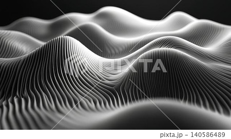 glowing abstract wave on dark, dark, dark glowing abstract wave on dark, dark, dark 140586489
