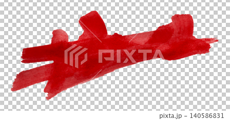 red brush isolated on transparent background red watercolor red brush isolated on transparent background red watercolor 140586831