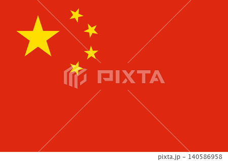 中国国旗イラスト 中国国旗イラスト 140586958