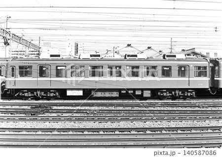 京急、600形サイドビュー、OK台車を履いた624号車、金沢検車区、1982年3月22日 京急、600形サイドビュー、OK台車を履いた624号車、金沢検車区、1982年3月22日 140587086