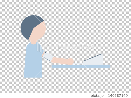 血圧を測る人 血圧を測る人 140587149