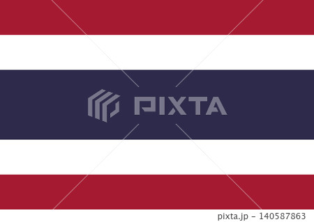 タイ国旗イラスト 140587863