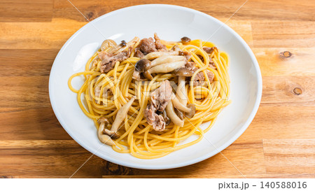 豚こま肉ときのこの和風パスタ 豚こま肉ときのこの和風パスタ 140588016