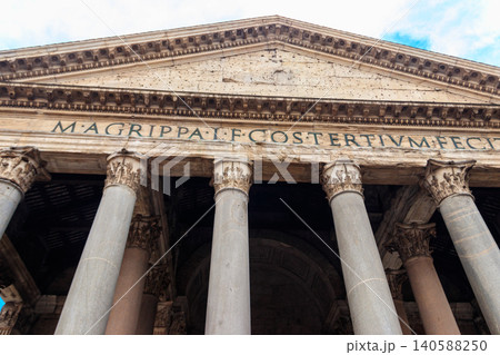 Exterior of Pantheon in Rome, Italy Exterior of Pantheon in Rome, Italy 140588250