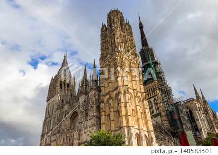 Cathedral Notre Dame of Rouen in France Cathedral Notre Dame of Rouen in France 140588301