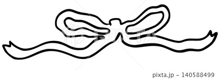 Hand drawn ribbon or bow outline for decoration, kid colouring book, shirt print, gift wrap, icon, social media post, postcard, sign, symbol, tattoo, fashion, accessory, girl power, women empowerment Hand drawn ribbon or bow outline for decoration, kid colouring book, shirt print, gift wrap, icon, social media post, postcard, sign, symbol, tattoo, fashion, accessory, girl power, women empowerment 140588499