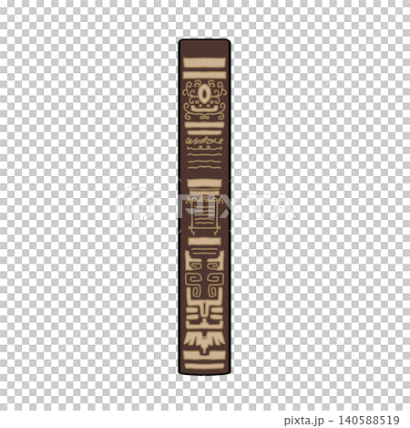 ファンタジー書籍の背表紙(茶) ファンタジー書籍の背表紙(茶) 140588519