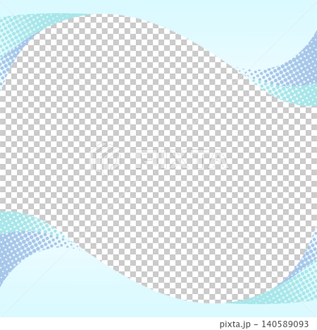 Curved design frame, wave, background, square size Curved design frame, wave, background, square size 140589093