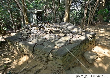 天石門別八倉比売神社 五角形の磐座 天石門別八倉比売神社 五角形の磐座 140589420