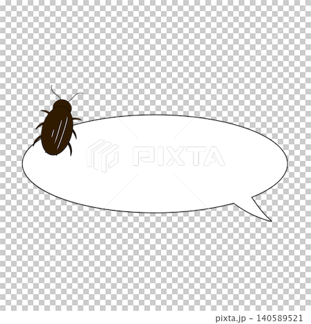 Cockroach speech bubble Cockroach speech bubble 140589521