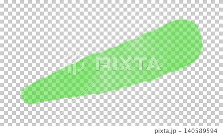 白背景にターコイズブルーの水彩楕円スウォッチの手描き風透過PNG素材 白背景にターコイズブルーの水彩楕円スウォッチの手描き風透過PNG素材 140589594