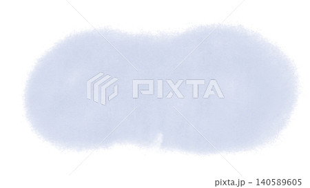 黒背景にラベンダーブルーのグランジ楕円が浮かぶ手描き風透過PNG素材 140589605