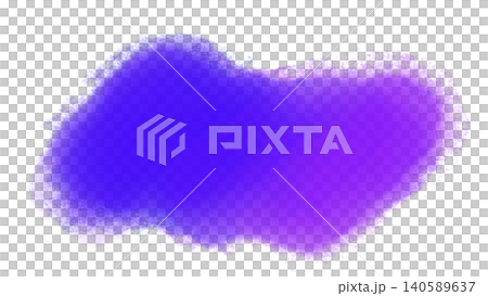 A hand-drawn style transparent PNG image of orange and yellow watercolor splashes on a black background. 140589637
