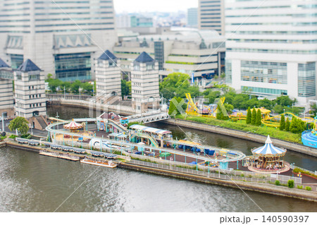 横浜 みなとみらい 中華街 チルトレンズ使用 ミニチュア加工(Ps) 横浜 みなとみらい 中華街 チルトレンズ使用 ミニチュア加工(Ps) 140590397